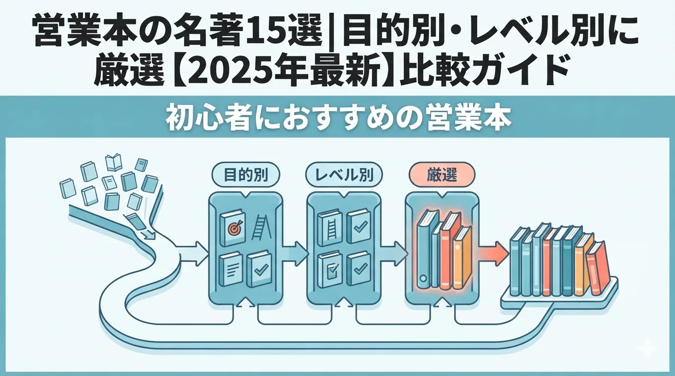 初心者におすすめの営業本