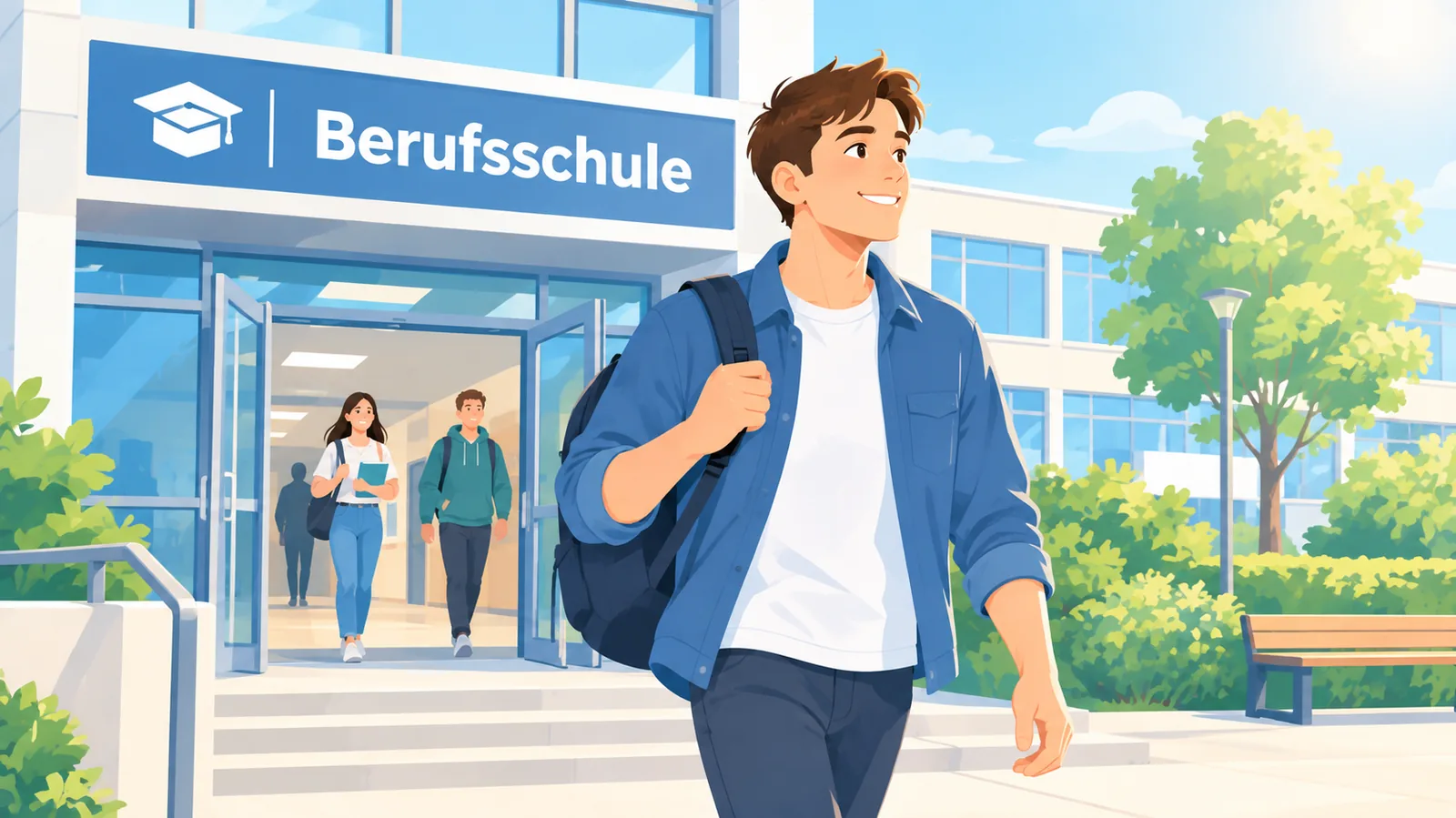 Person recherchiert abends Karrierefragen auf dem Smartphone