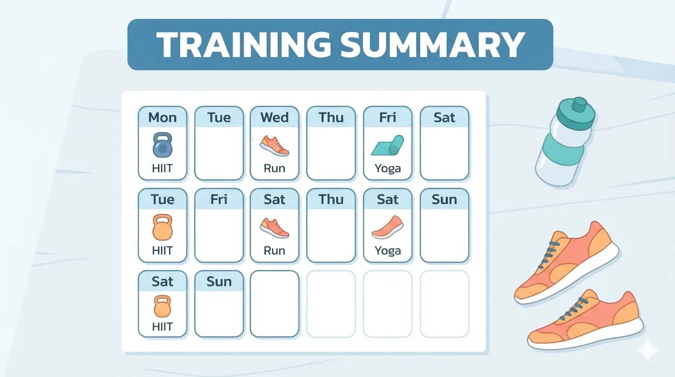 Wochenplan für ein praktisches Einsteiger-Trainingsprogramm