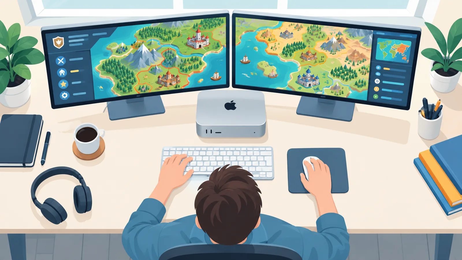 Strategie- und Simulationsspiele auf dem Mac