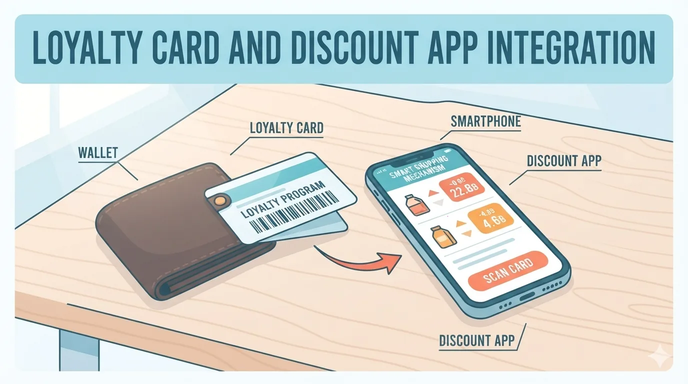 Kombination von Bonuskarte und Coupon-App für mehr Ersparnis