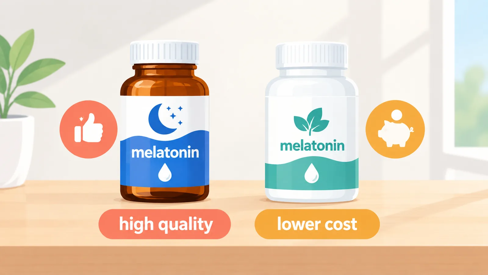 Zwei Melatonin-Präparate im direkten Vergleich