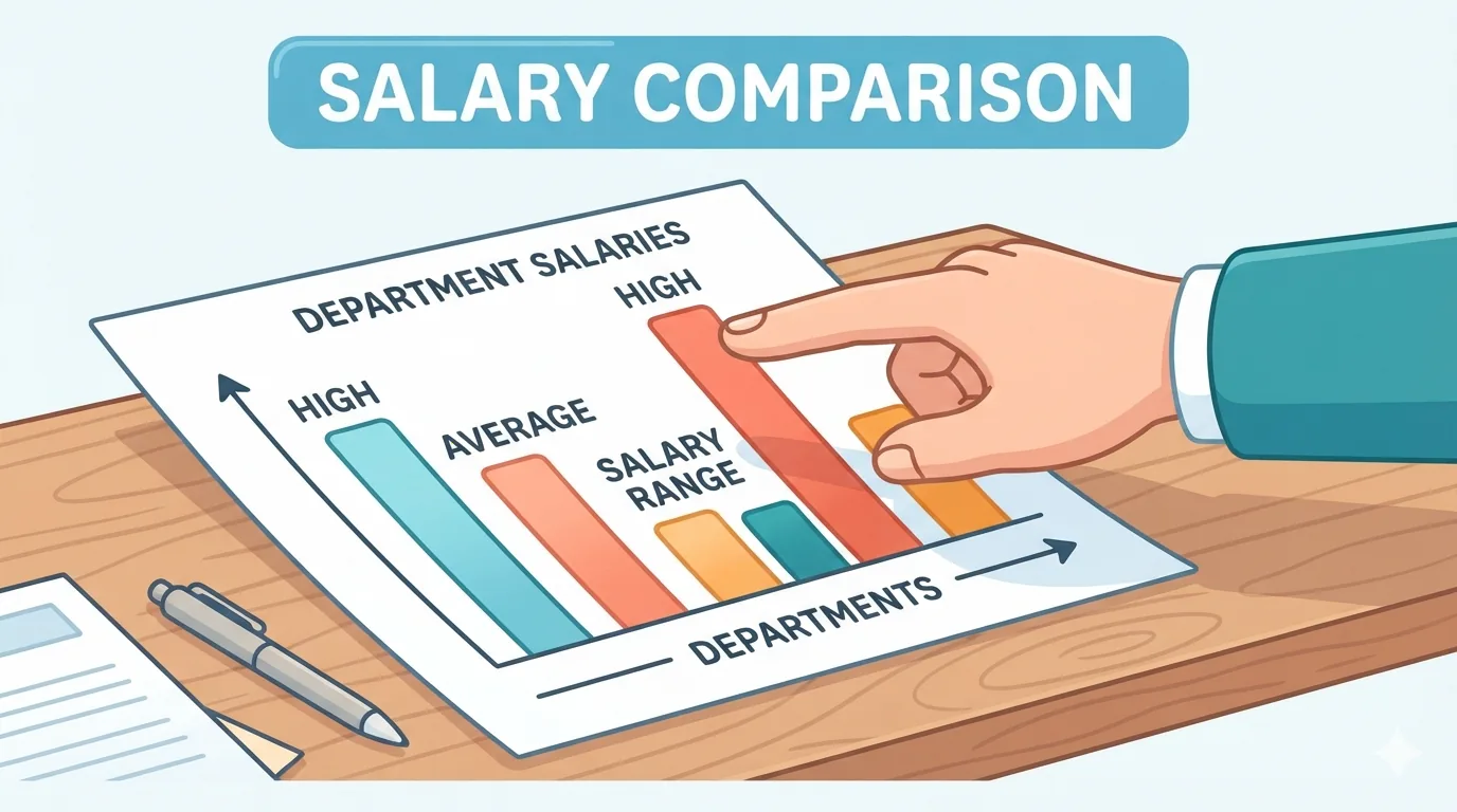 Salary comparison chart for high-paying US jobs