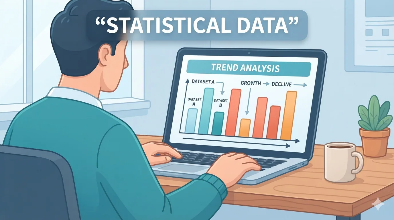 Analyst reviewing career ranking methodology data