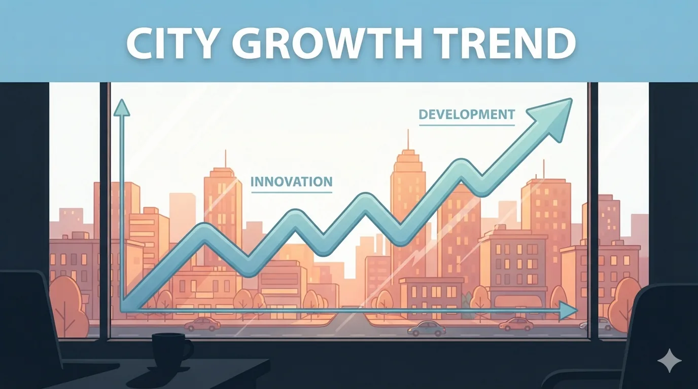 Visual representing job growth outlook in the US economy