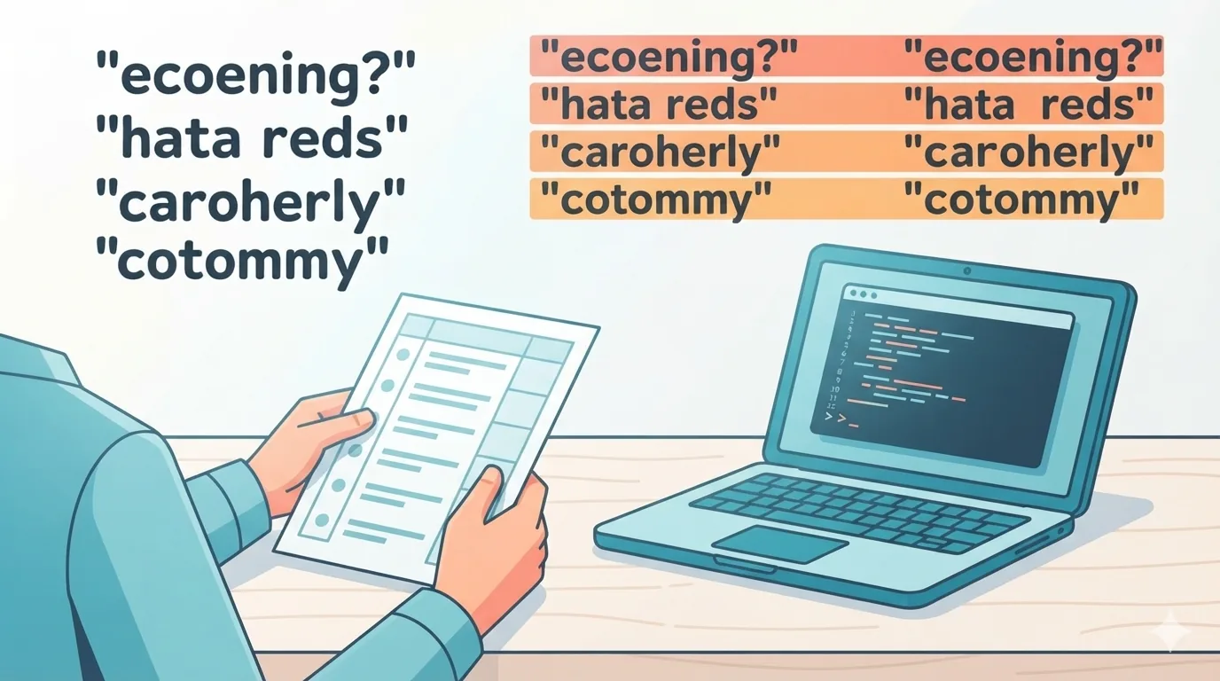Developer browsing an interactive session list