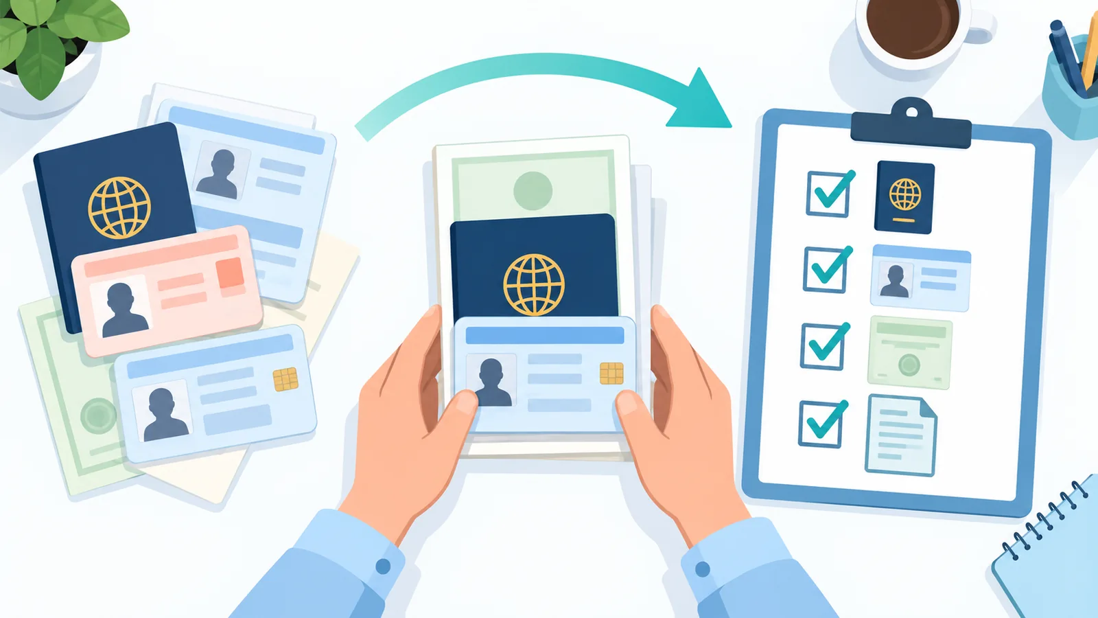 Checklist of documents needed for a name correction application