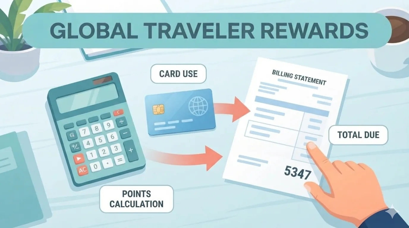 Calculating credit card fees with a billing statement