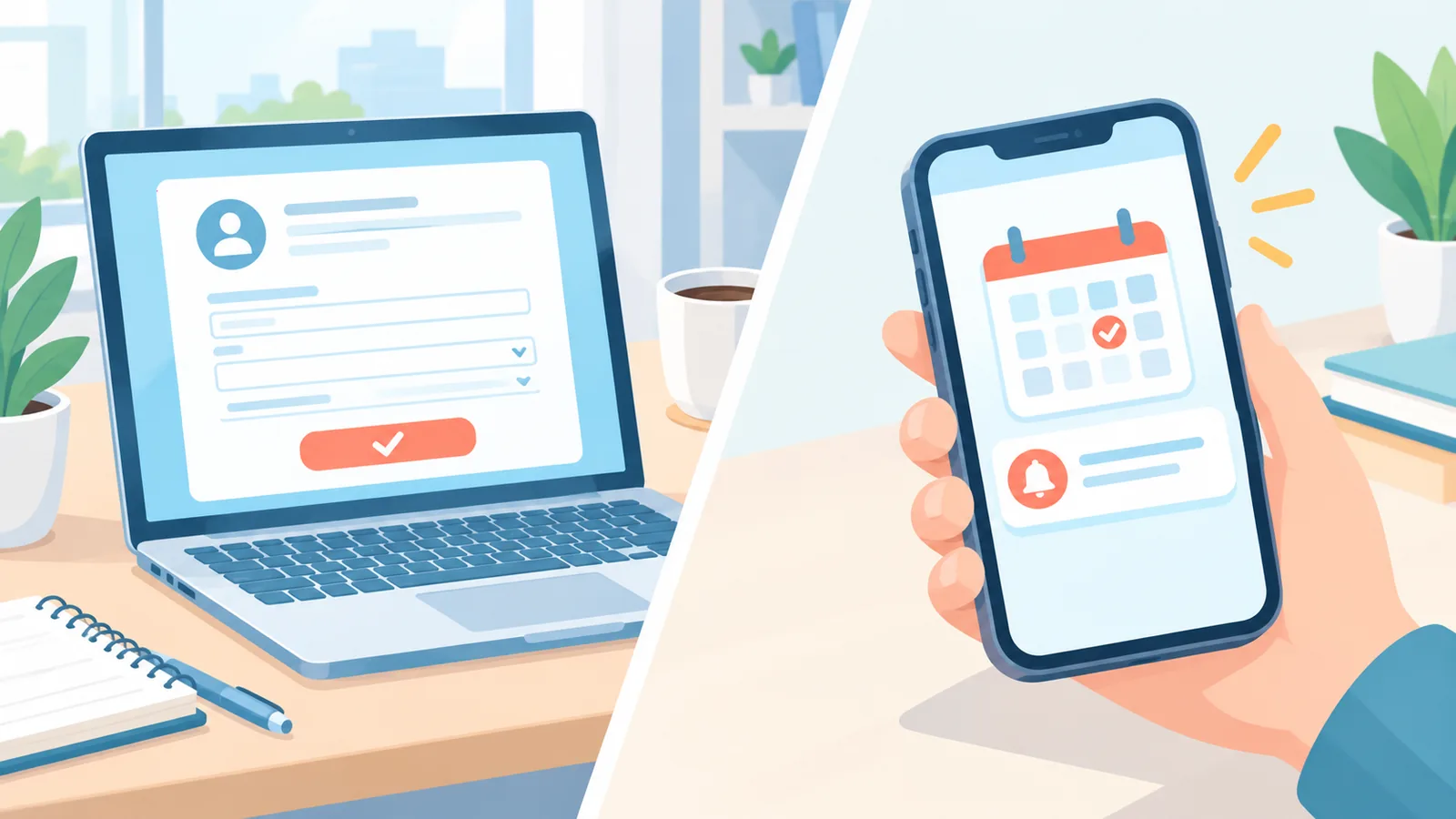 Comparing online and phone methods for filing a claim