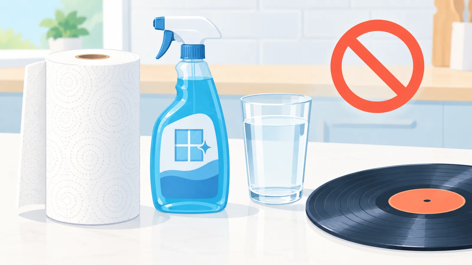 Household items not to use on vinyl records