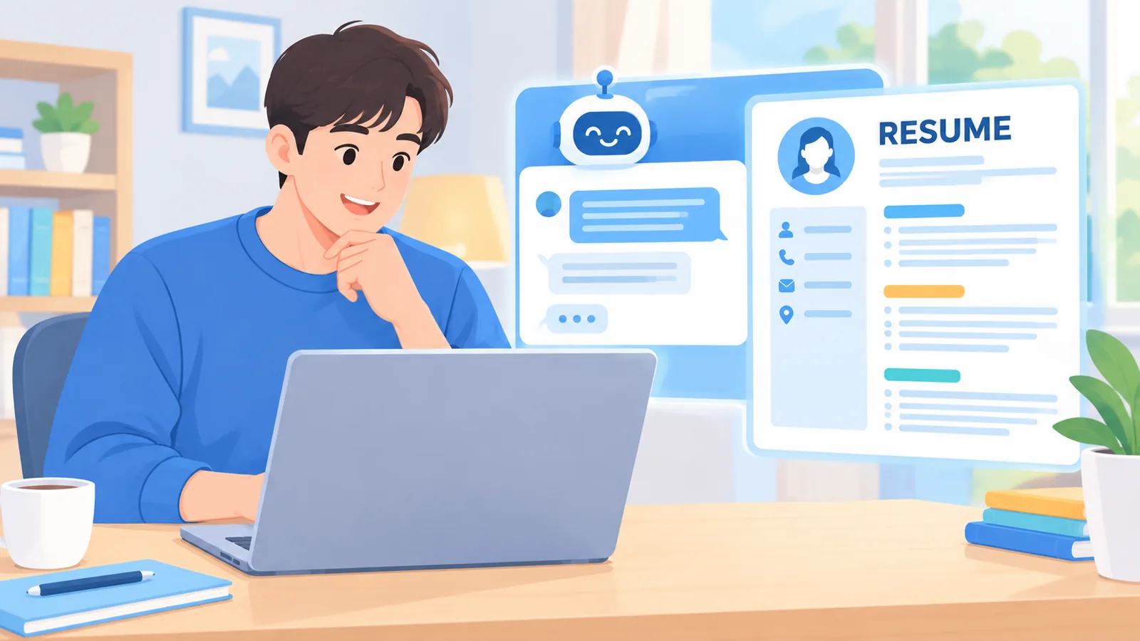 Uso de inteligencia artificial para redactar un currículum
