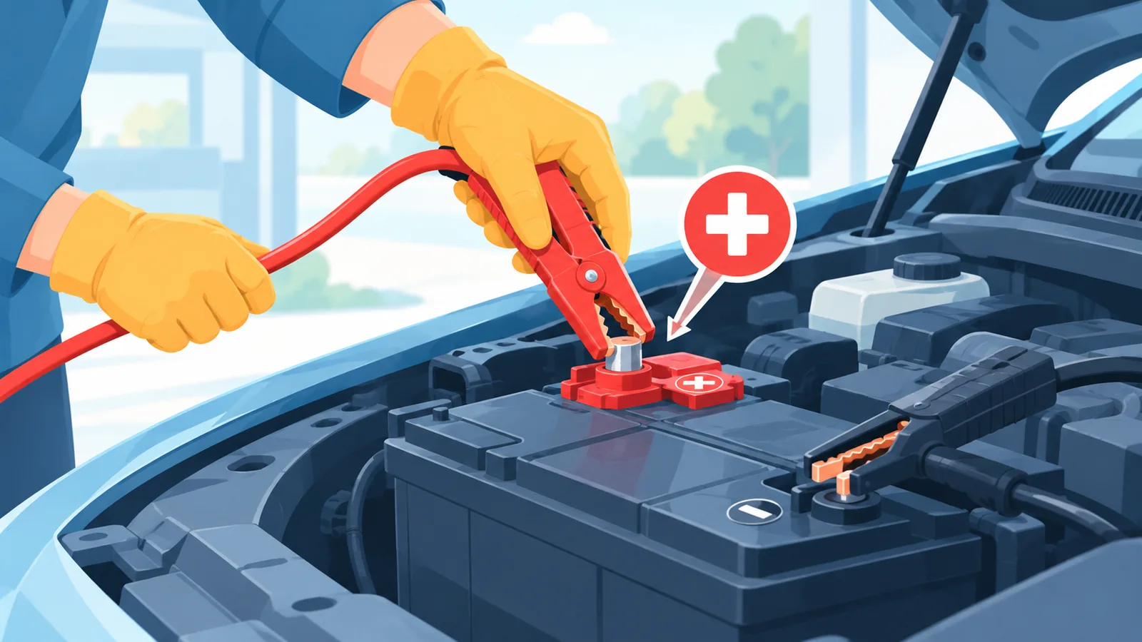 Paghahambing ng portable jump starter at traditional jumper cables