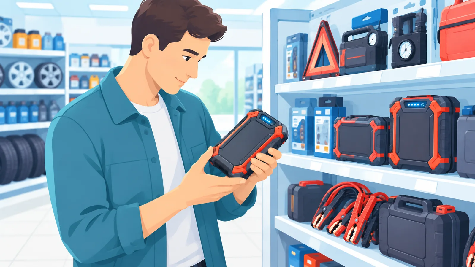 Pagpili ng tamang jump starter sa tindahan