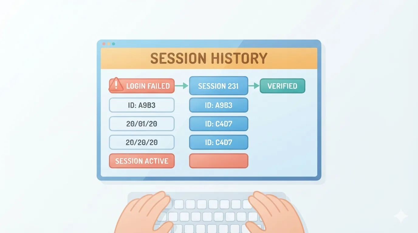 Terminal na nagpapakita ng resume command na may session ID