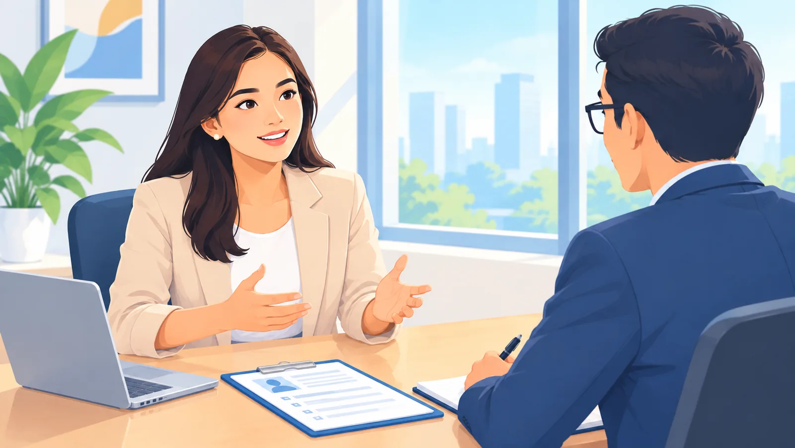 Pag-uusap tungkol sa counter-offer sa interview