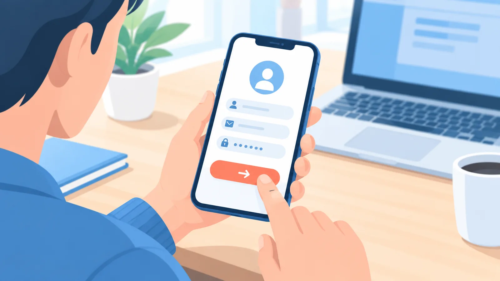 Taong nag-a-apply sa Community Notes program gamit ang smartphone