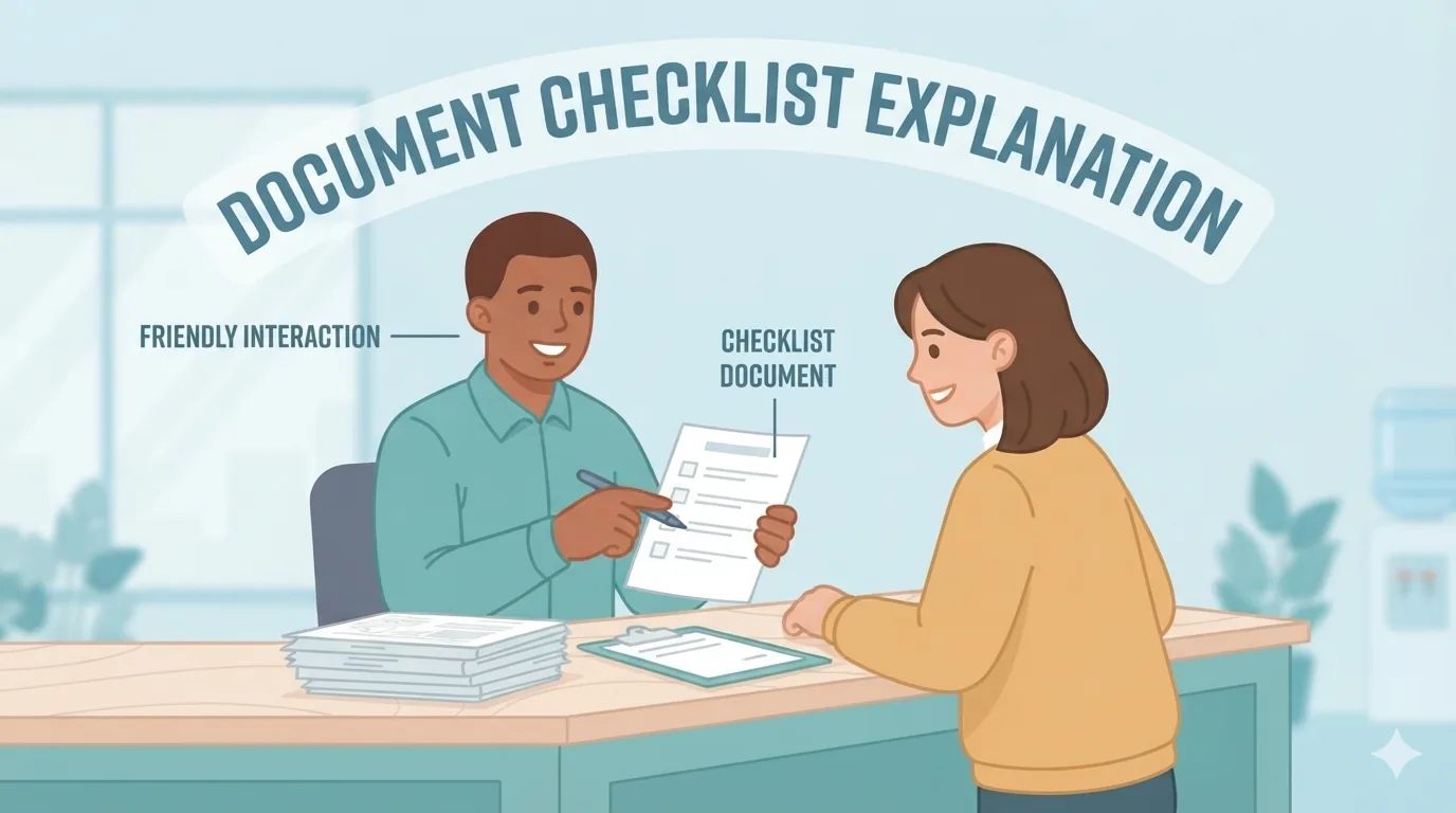 Tulong ng staff kung may kakulangan sa dokumento