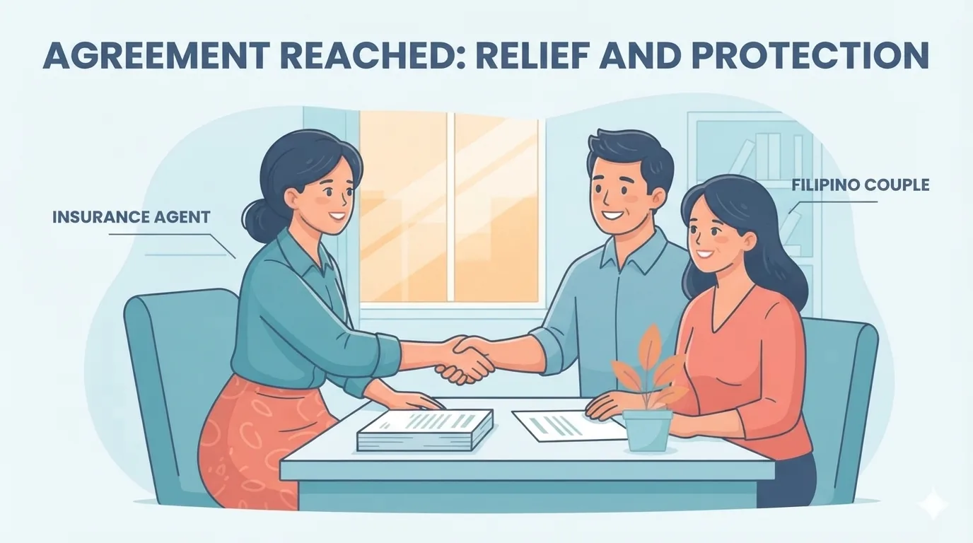 Matagumpay na pag-apruba ng insurance claim