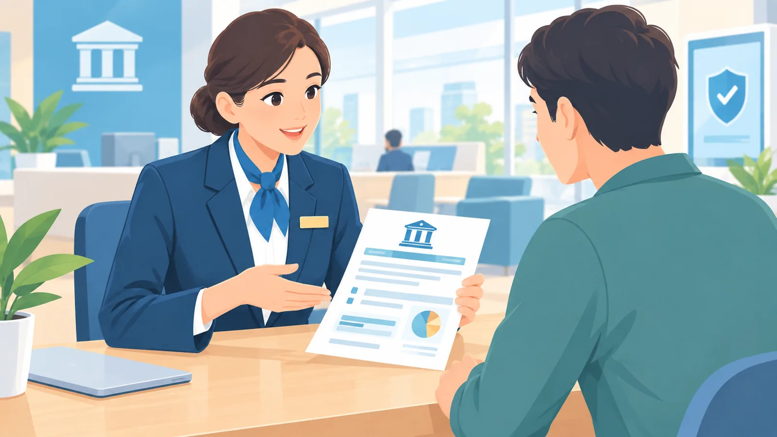 Kinatawan ng bangko na sumasagot sa mga tanong tungkol sa credit card