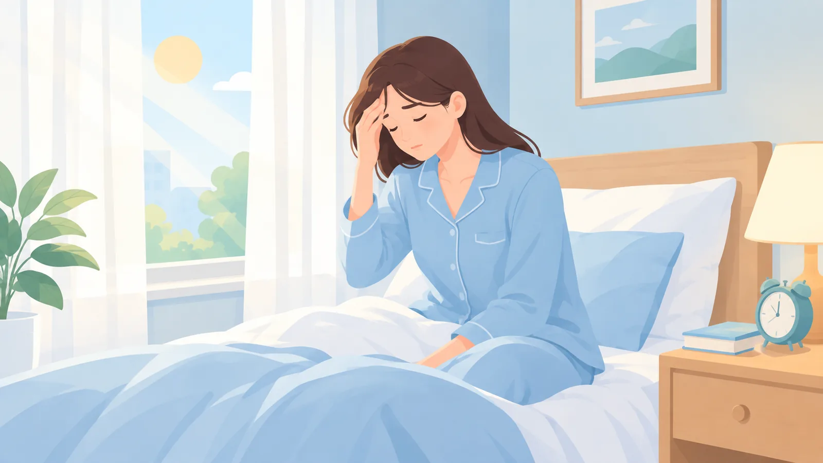 Taong medyo antok pagkagising sa umaga