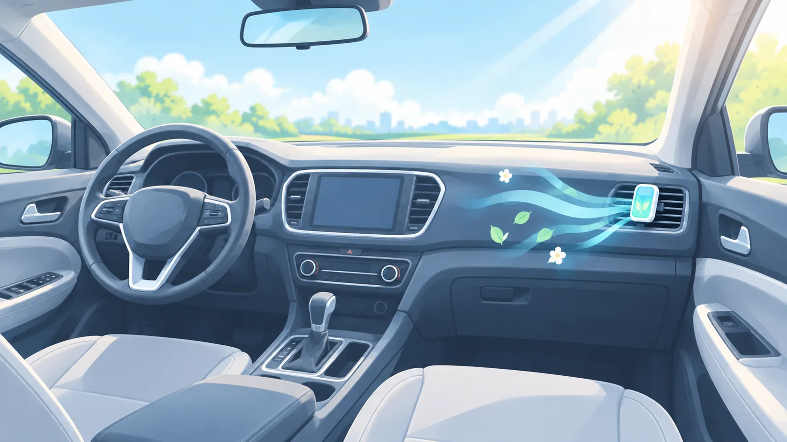 Entretien d'un désodorisant voiture