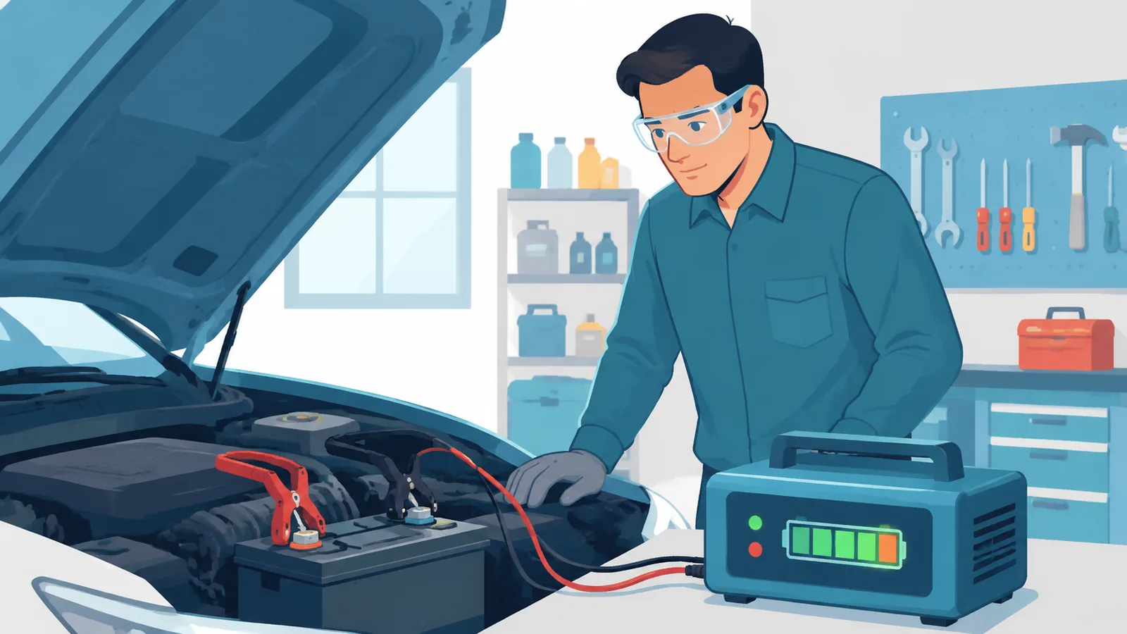 Précautions de sécurité lors de la recharge d'une batterie