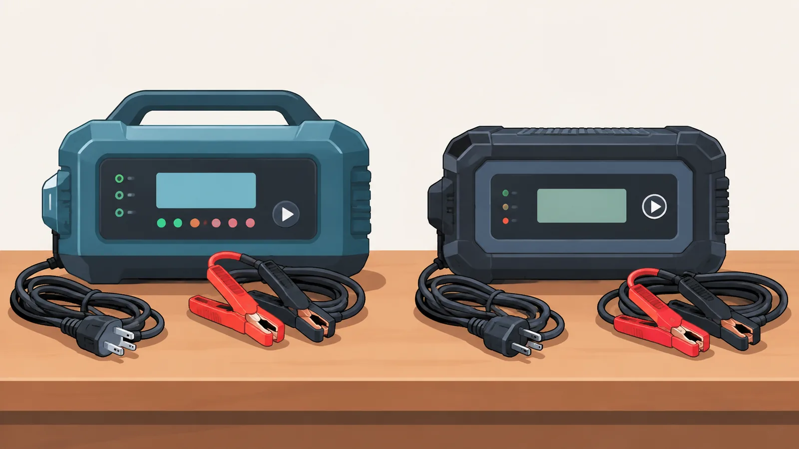 Comparatif de deux chargeurs de batterie recommandés