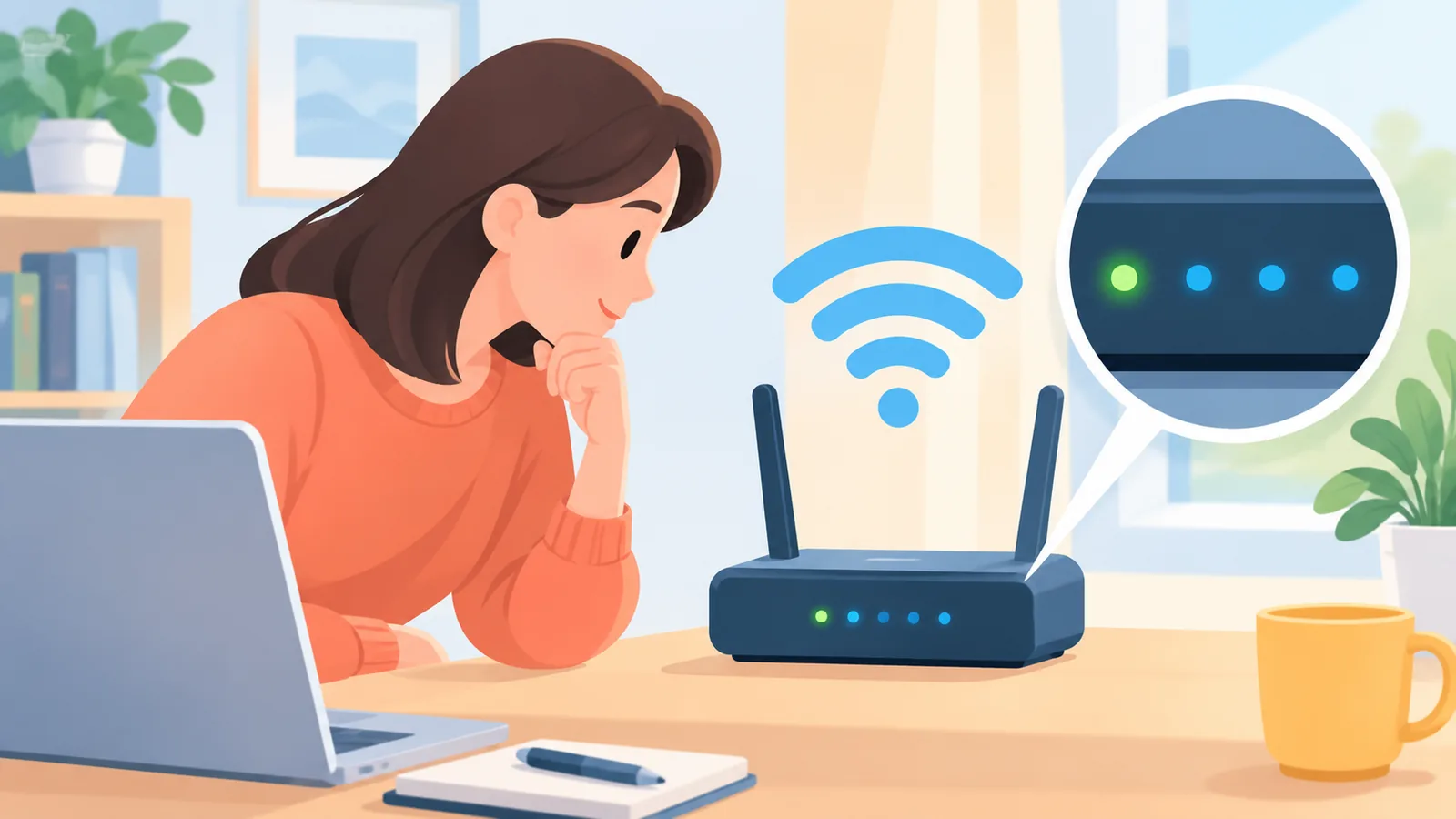 Vérification de la connexion internet à la maison