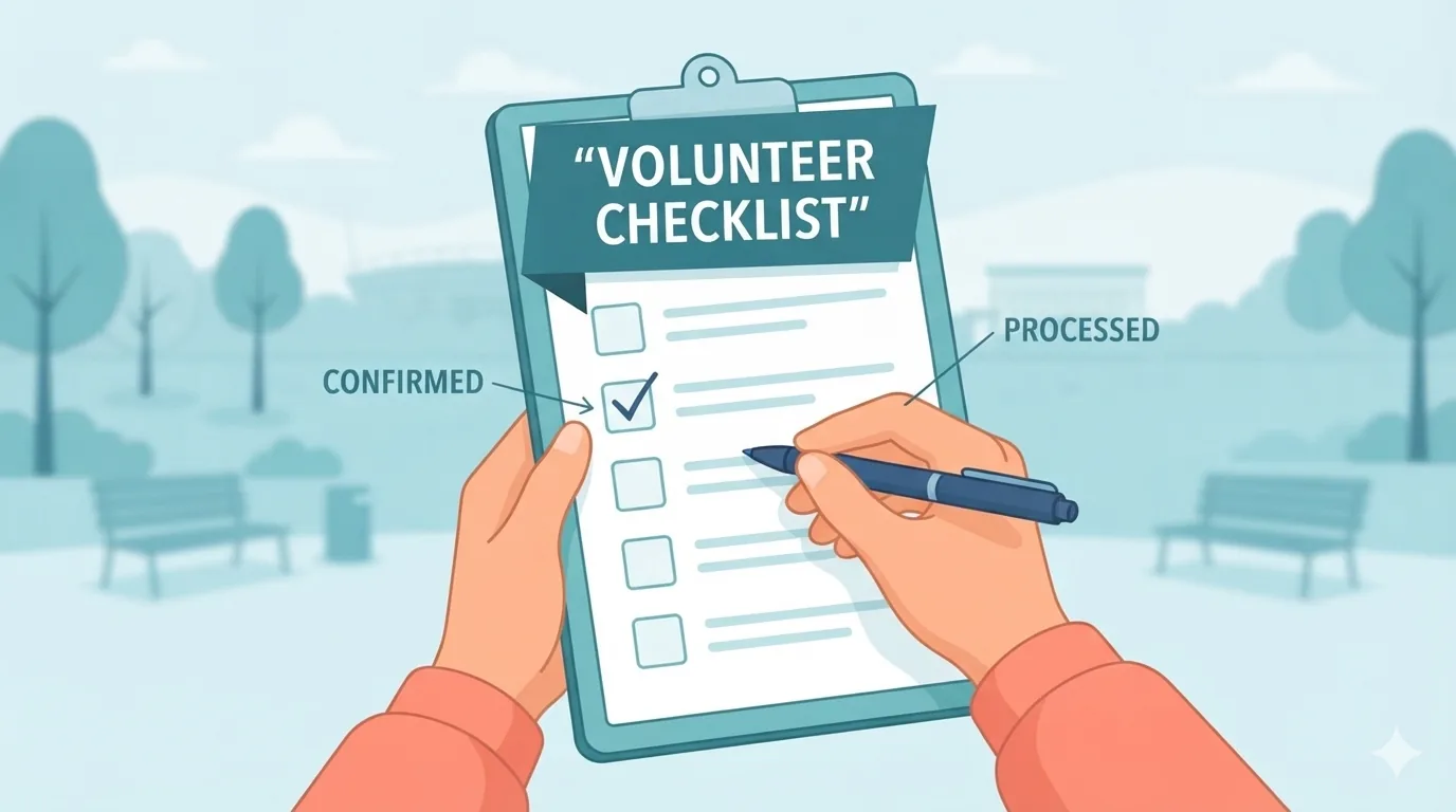 Personne cochant une checklist avant de choisir une plateforme
