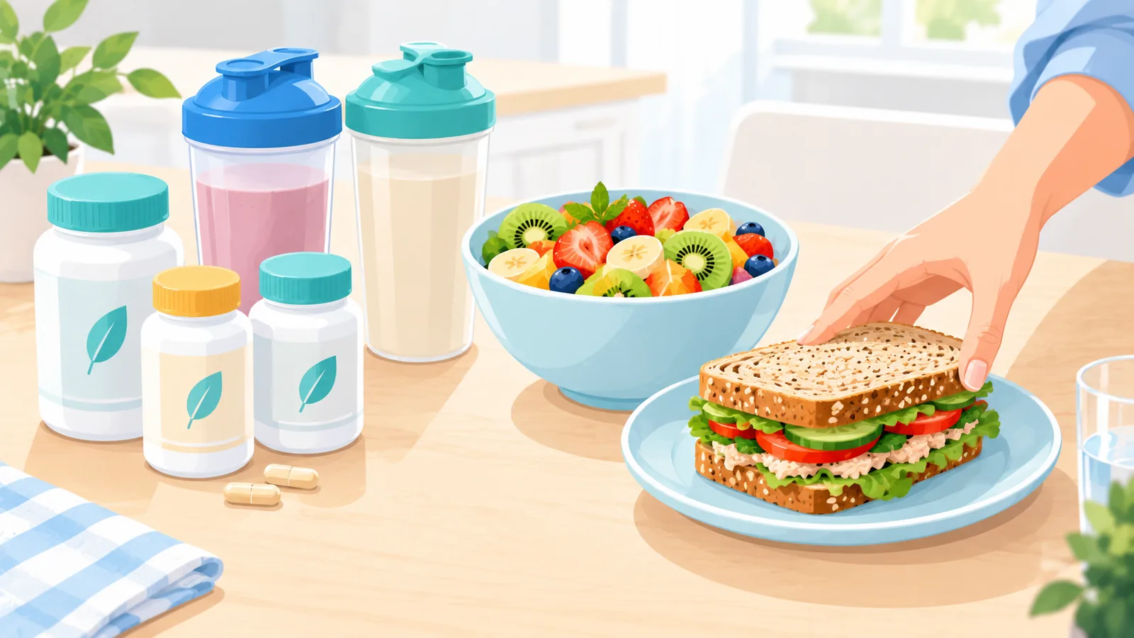 Compléments minceur et substituts de repas écartés au profit d'un vrai repas