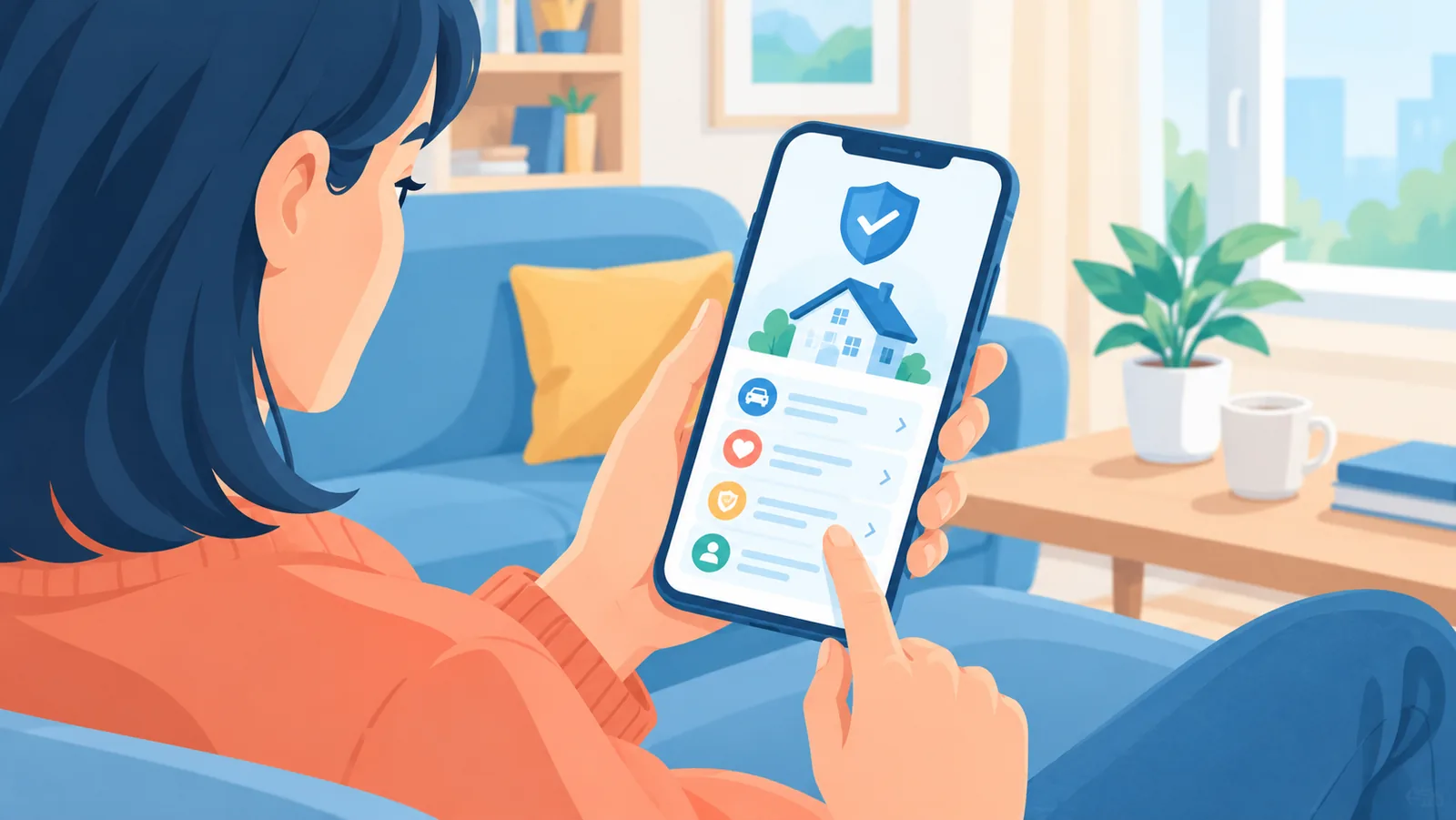 Déclaration de sinistre via une application mobile