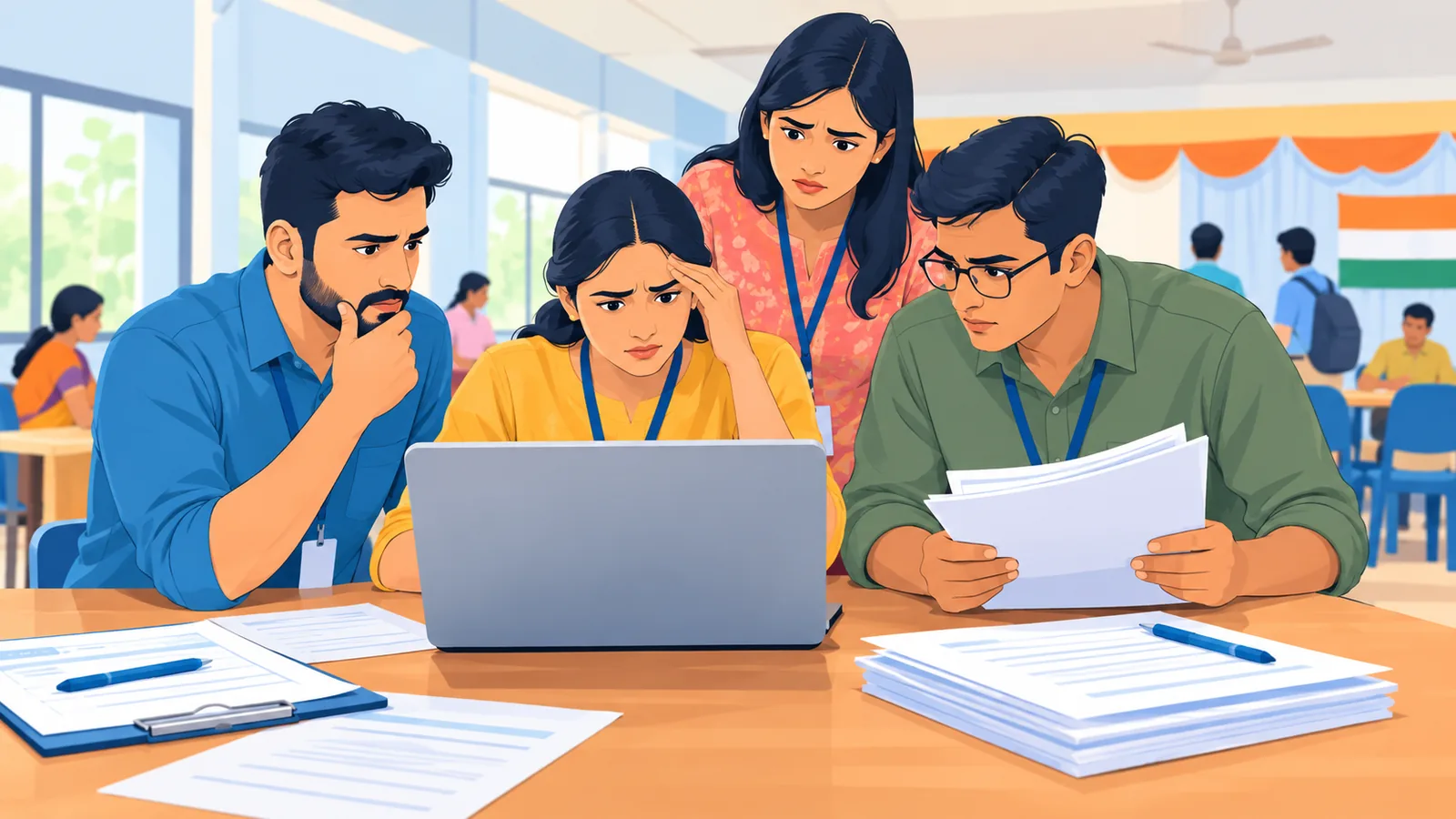 सामुदायिक संगठन में स्वयंसेवक साइन-अप प्रबंधन का दृश्य