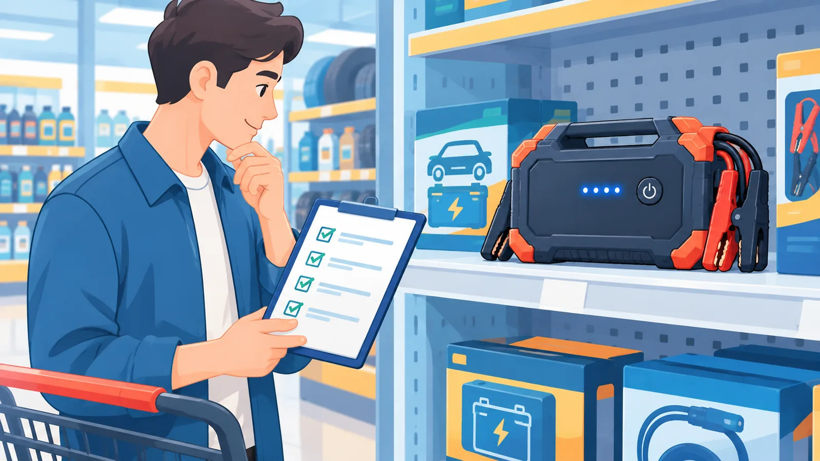 Checklist sebelum membeli jump starter aki mobil