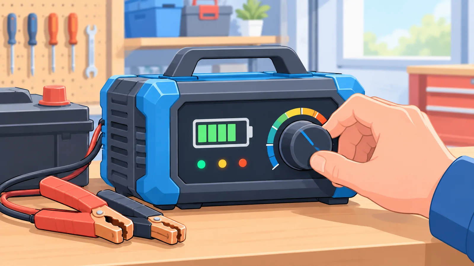Kriteria memilih charger aki mobil