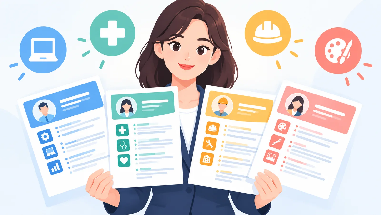 Template resume untuk berbagai industri dan posisi kerja
