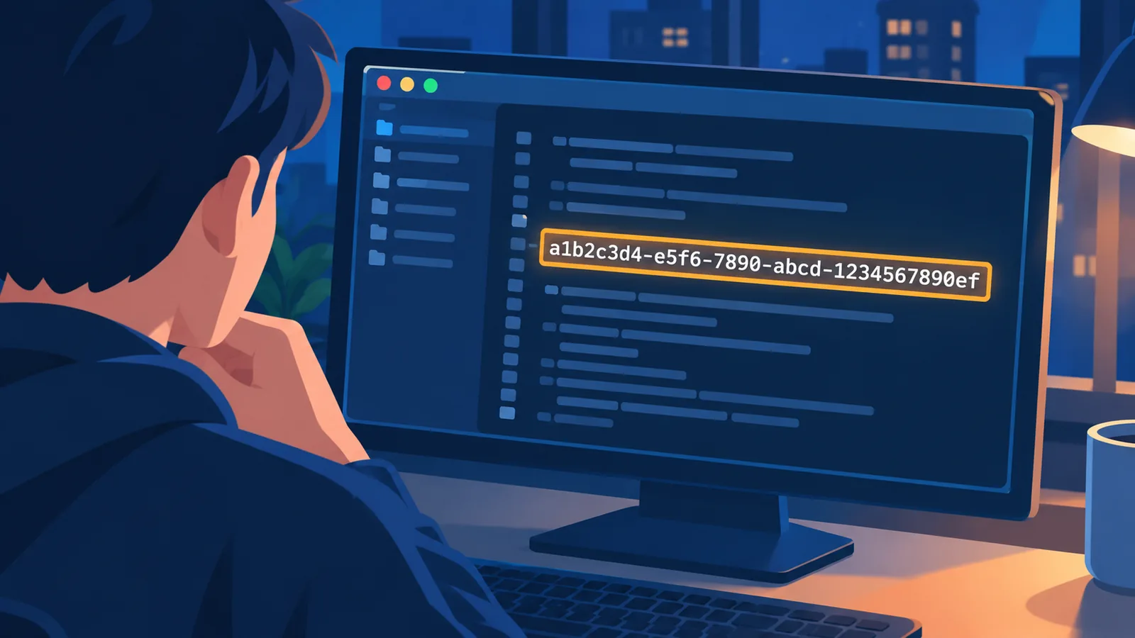 Developer memilih sesi tertentu menggunakan ID sesi