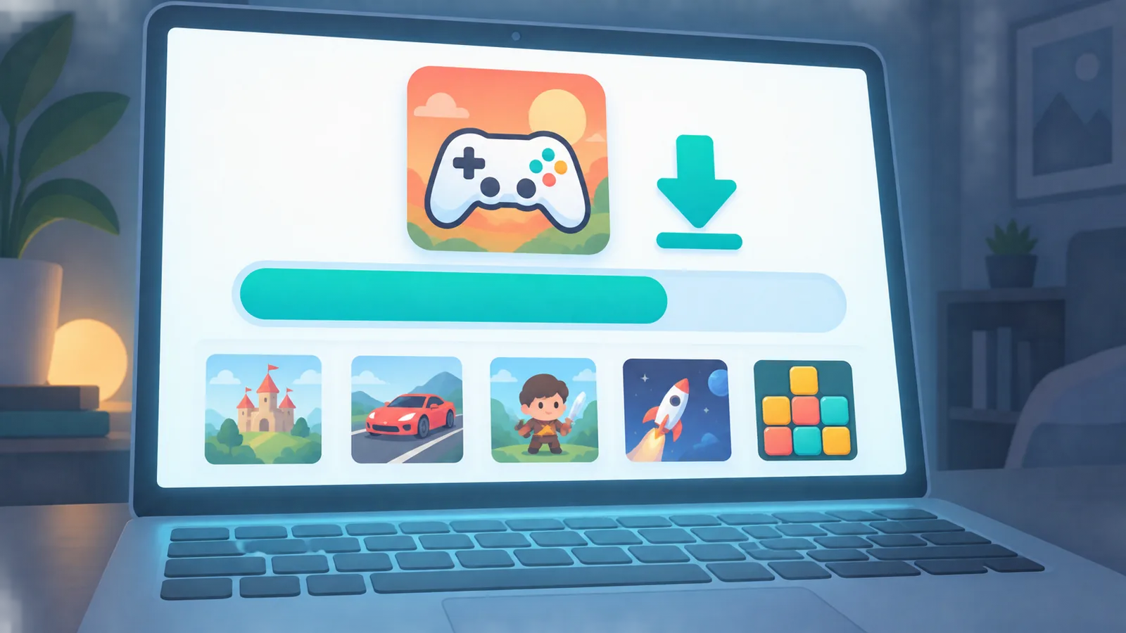 Proses mengunduh dan menginstal game di Mac