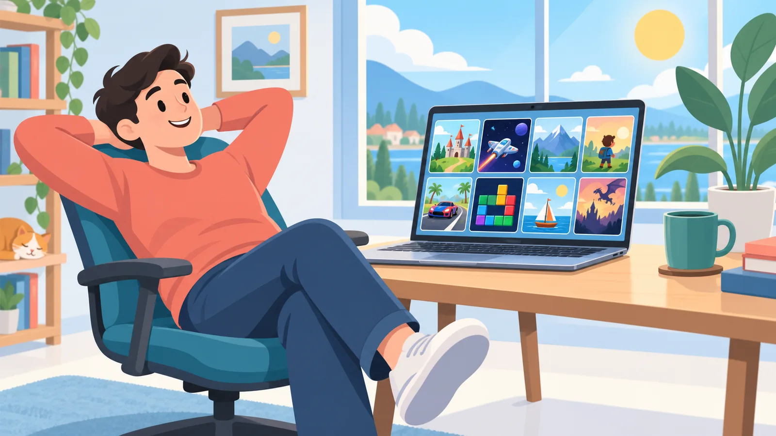 Pengguna puas setelah memilih game terbaik untuk Mac