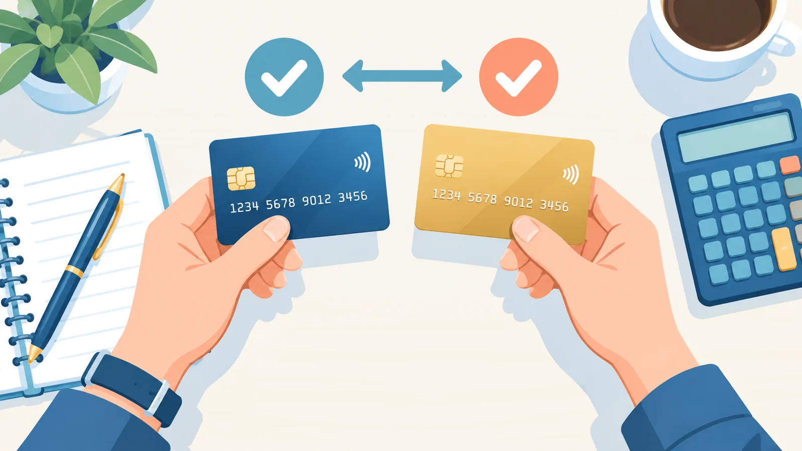 Membandingkan kriteria kartu kredit premium sebelum memilih