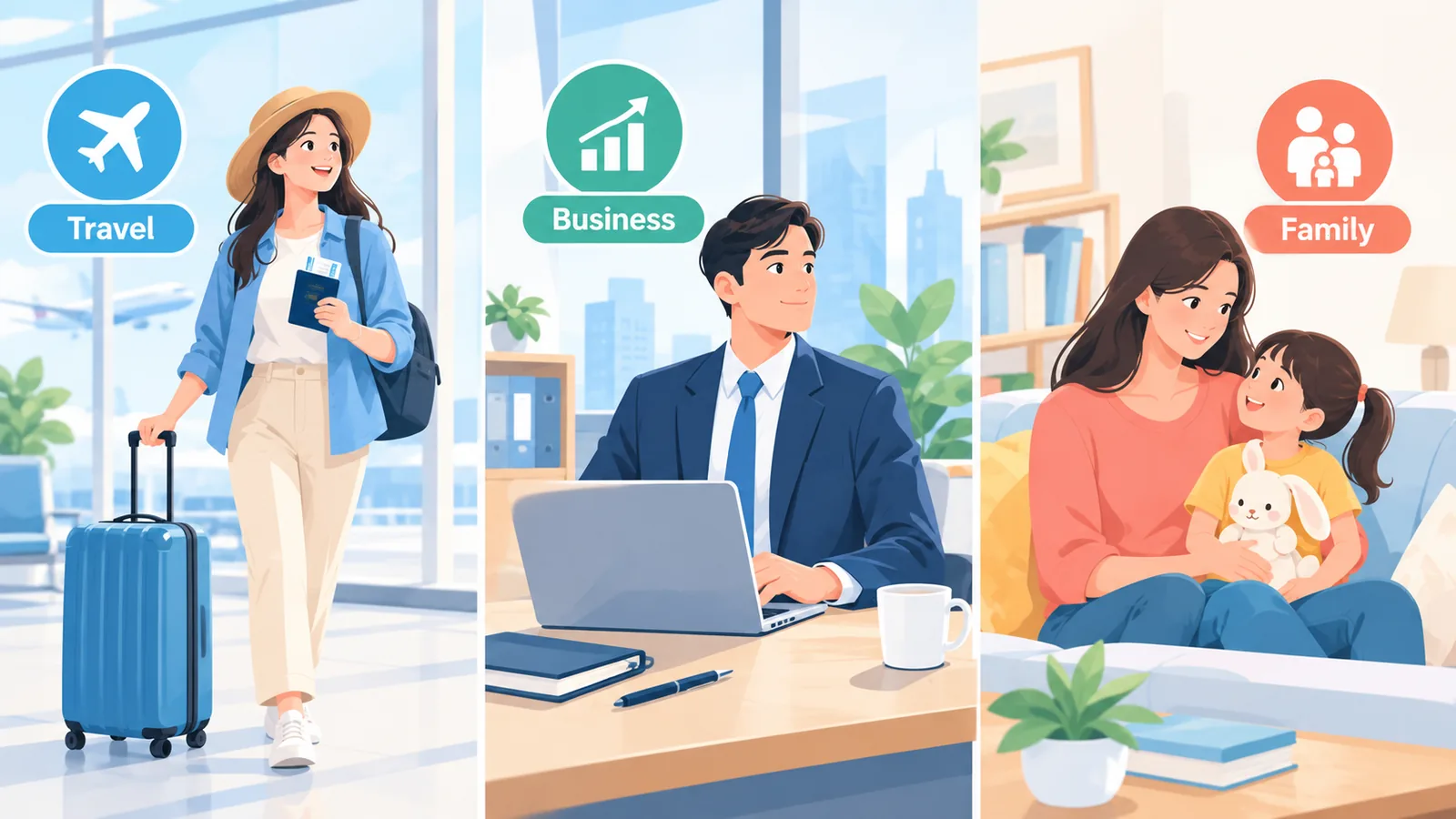 Profil pengguna kartu kredit premium yang berbeda