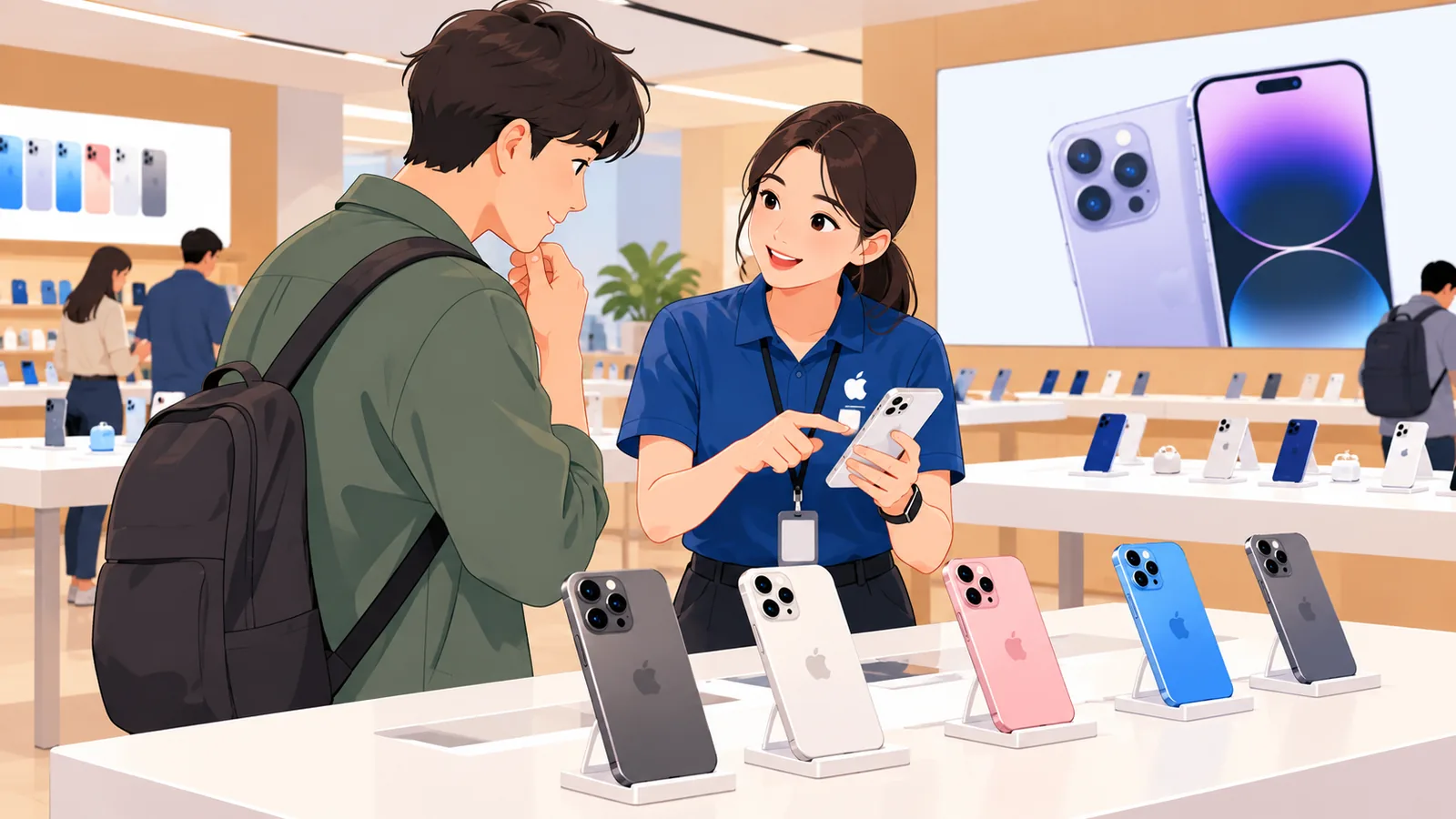 Etalase toko reseller resmi Apple