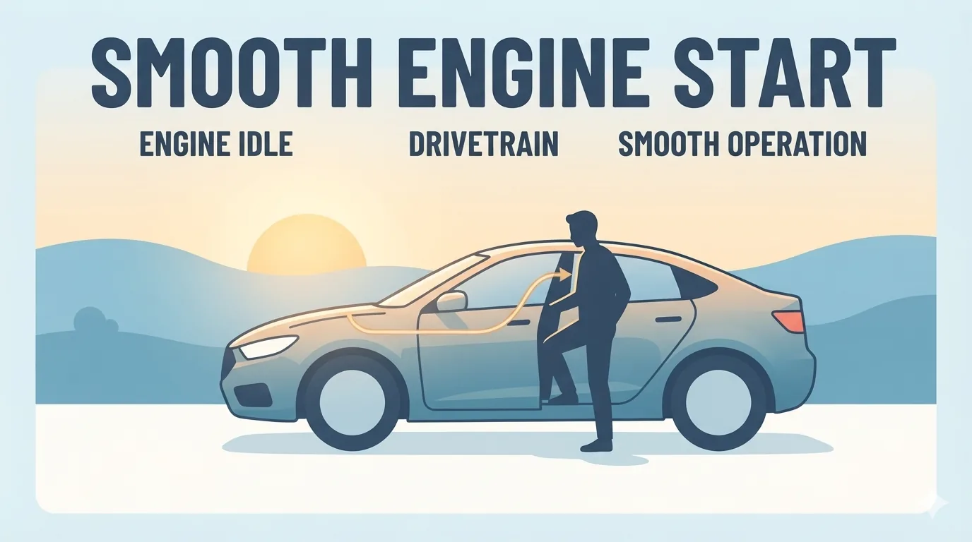 Auto pronta a ripartire dopo l'uso dell'avviatore di emergenza