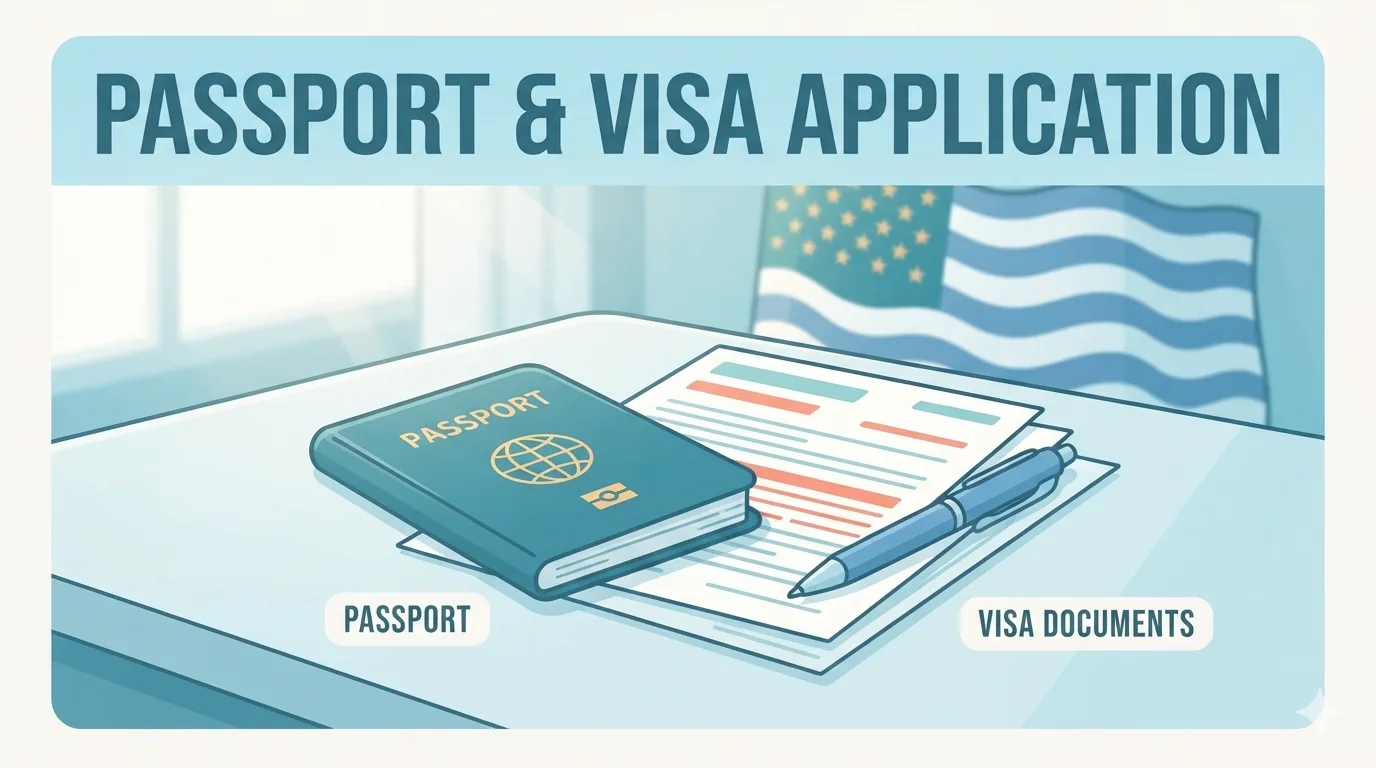 Passaporto e documenti per la richiesta del visto di lavoro negli USA