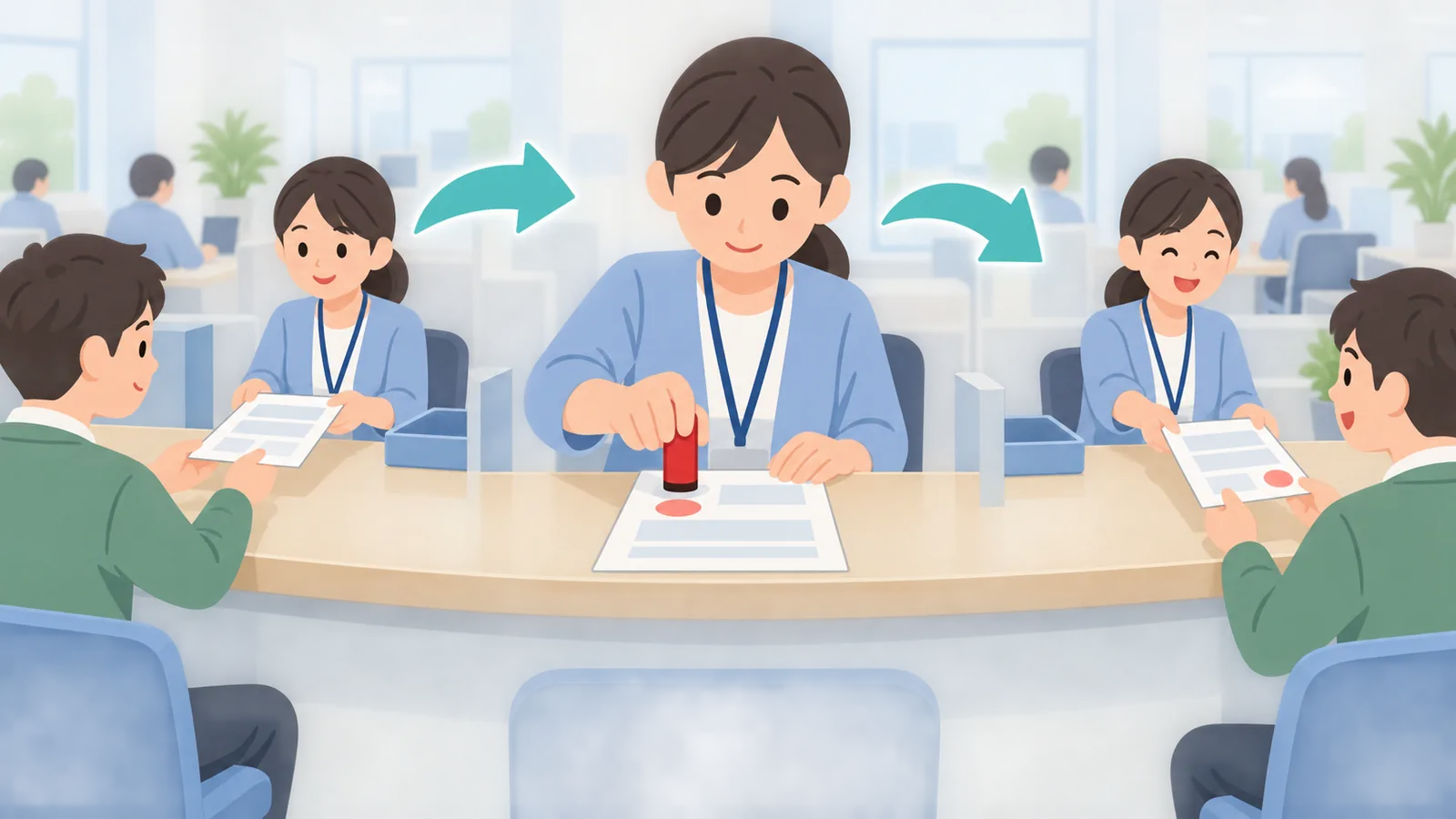 住民票の異動手続きのイメージ