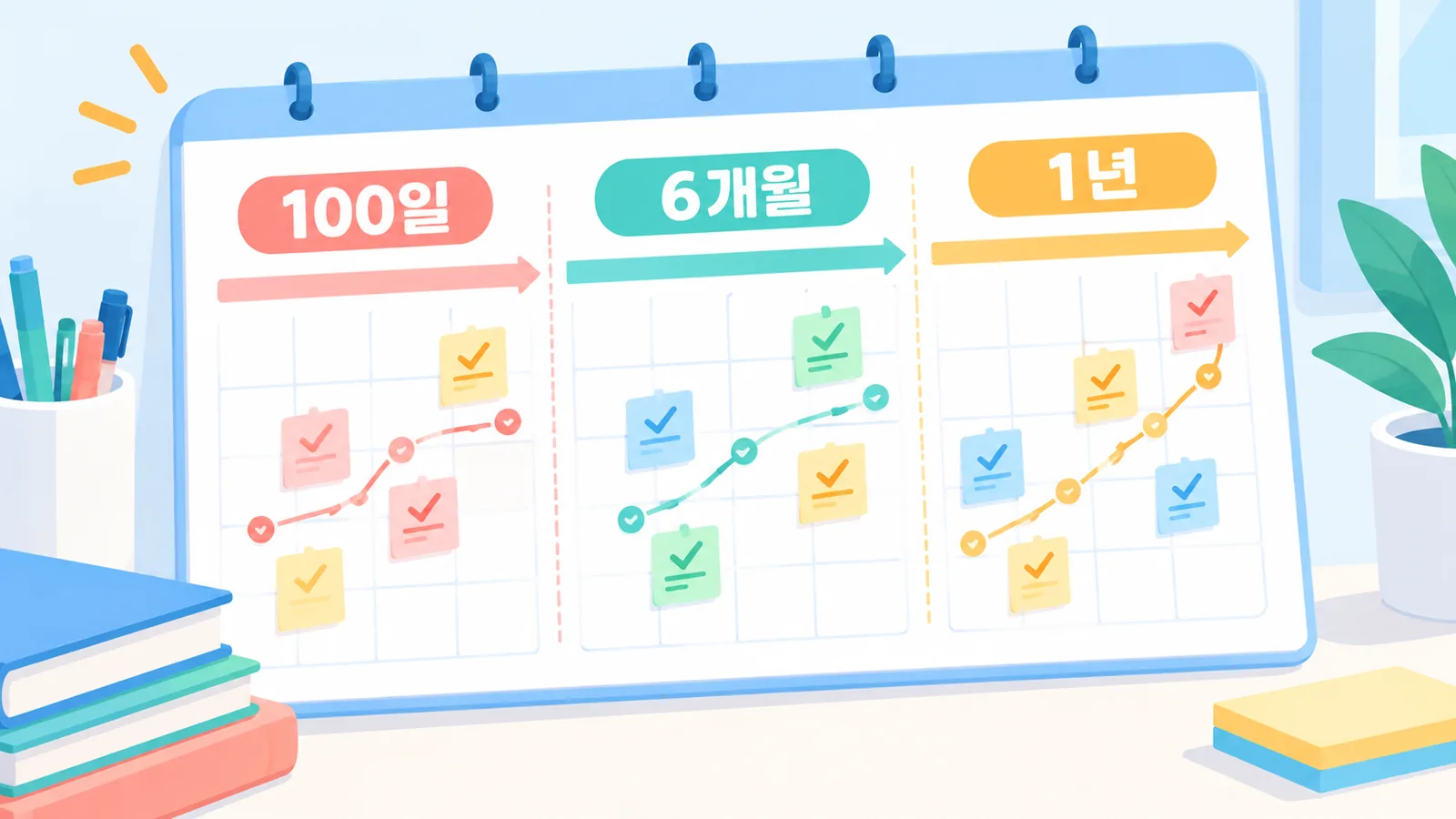 준비 기간별 학습 계획은 어떻게 짤까