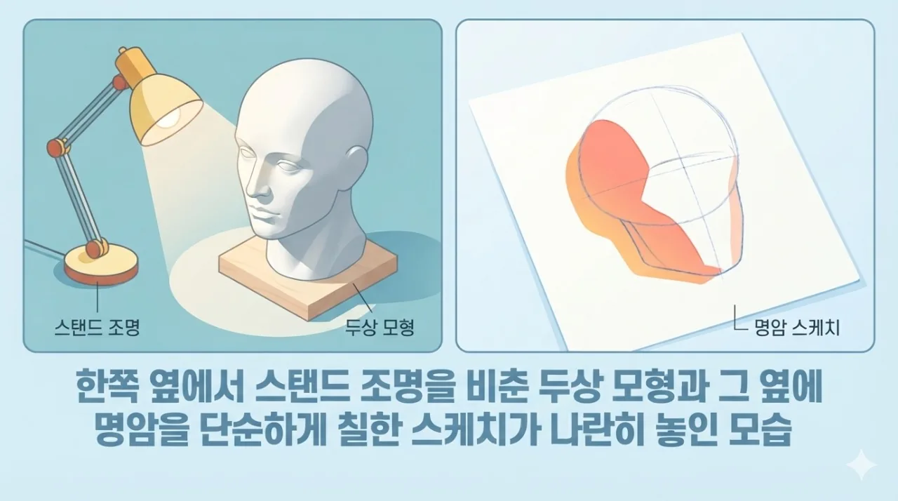 얼굴의 면은 어떤 순서로 연습할까