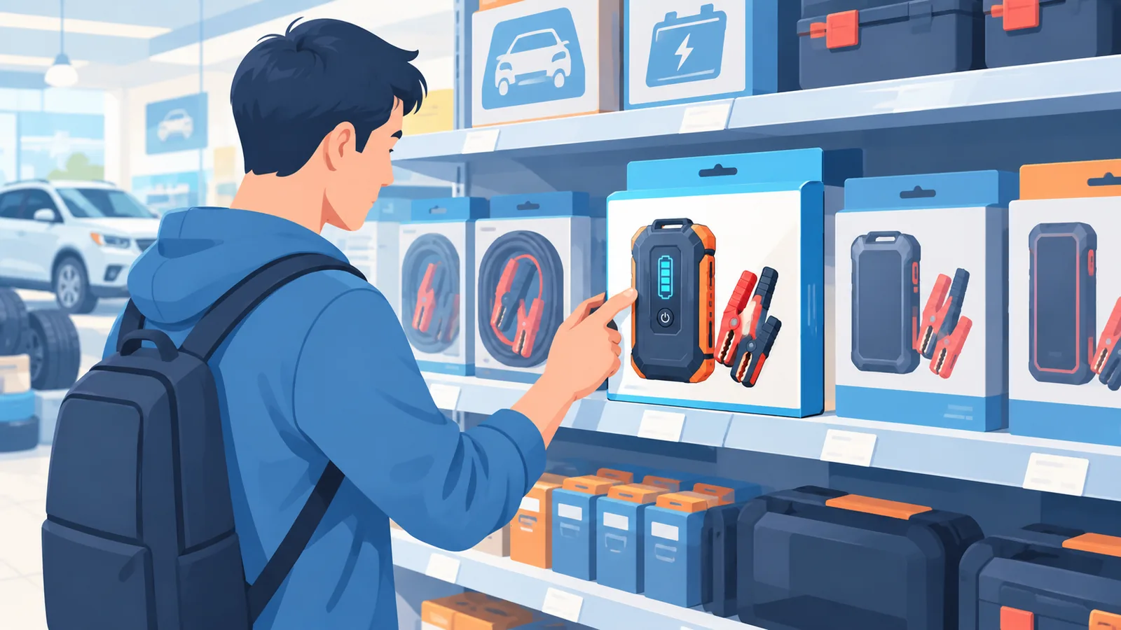 Senarai semak sebelum membeli jump starter bateri kereta