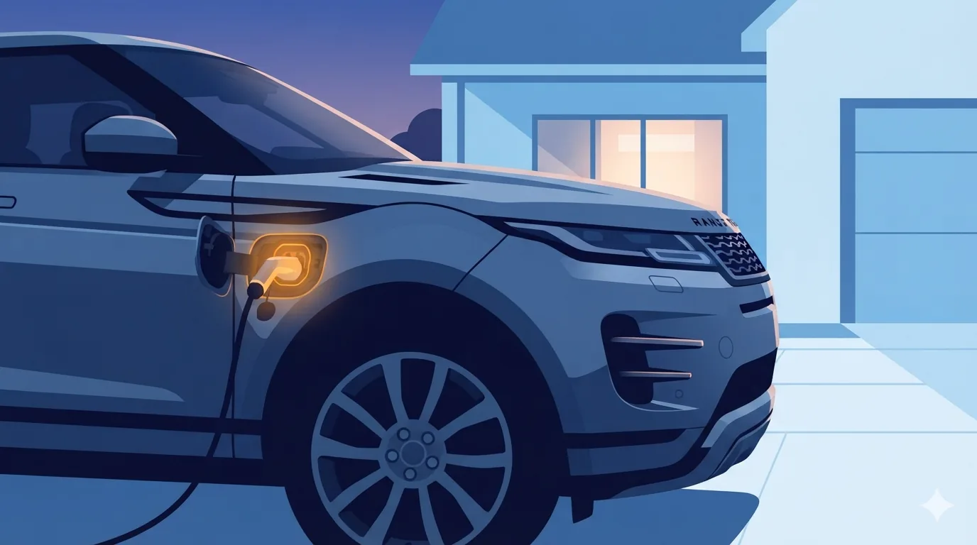 Range Rover Evoque plug-in hybrid sedia untuk dicas di rumah