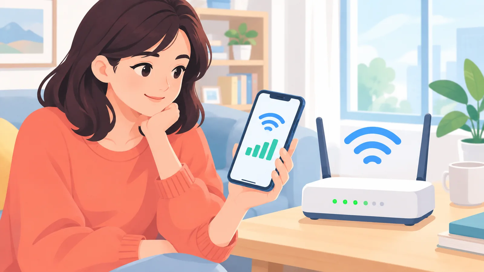 Memeriksa sambungan internet dan Wi-Fi di rumah
