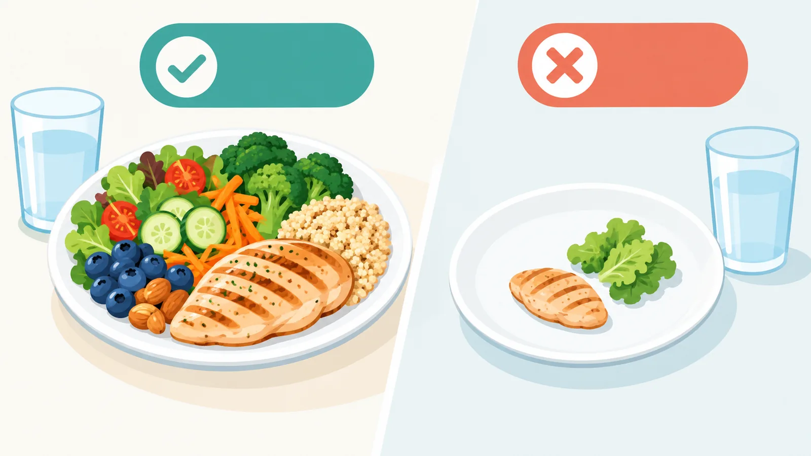 Perbandingan pendekatan diet sederhana dan ketat